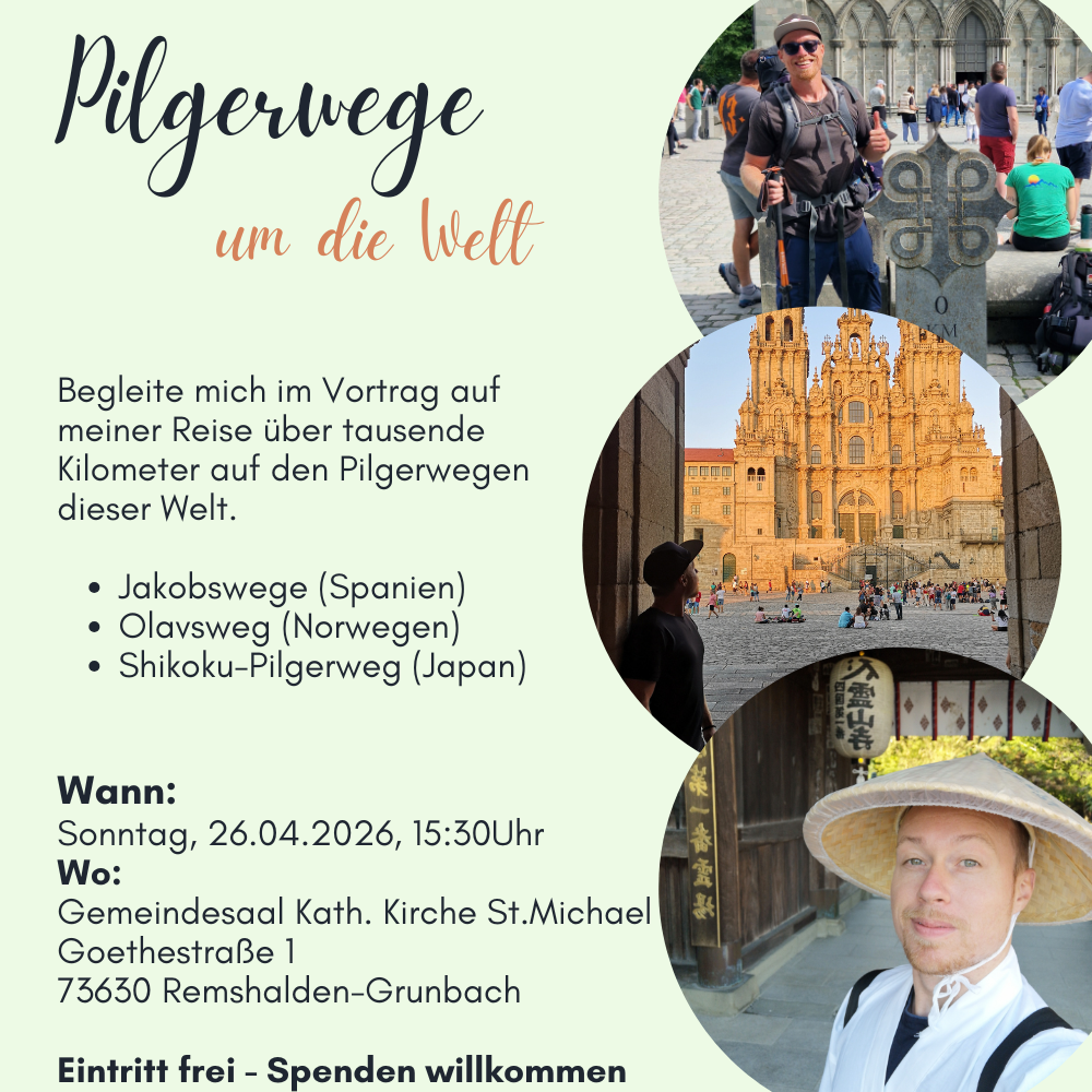 Vortrag "Pilgerwege um die Welt"