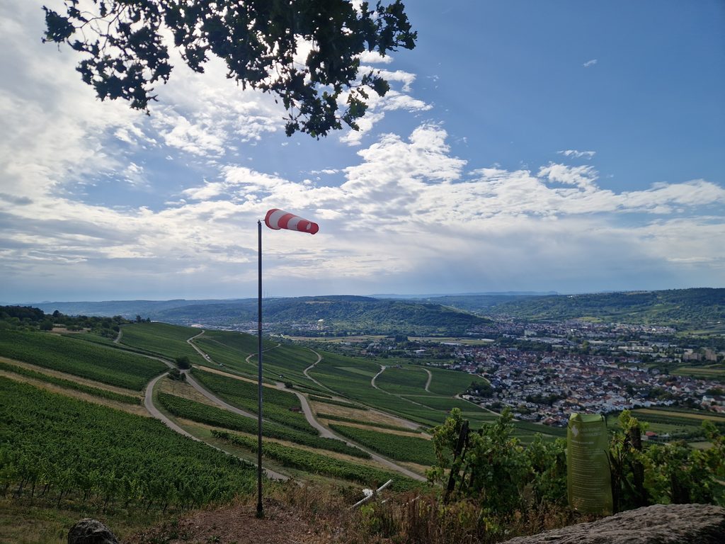 Talblick am Kleinheppacher Kopf